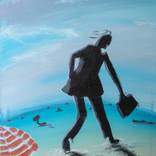 Nice day for business drowning by Branimir Lambaša