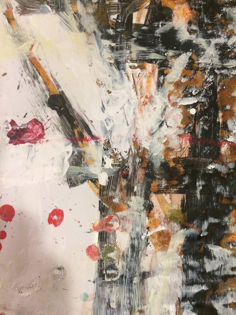 Original Abstract Expressionism Abstract Painting by Mark Kaminsky