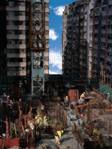 Print of Minimalism Architecture Digital by Vai Chi Leong