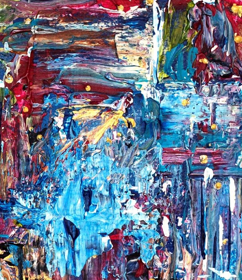 Original Abstract Painting by Wafa El Hilali