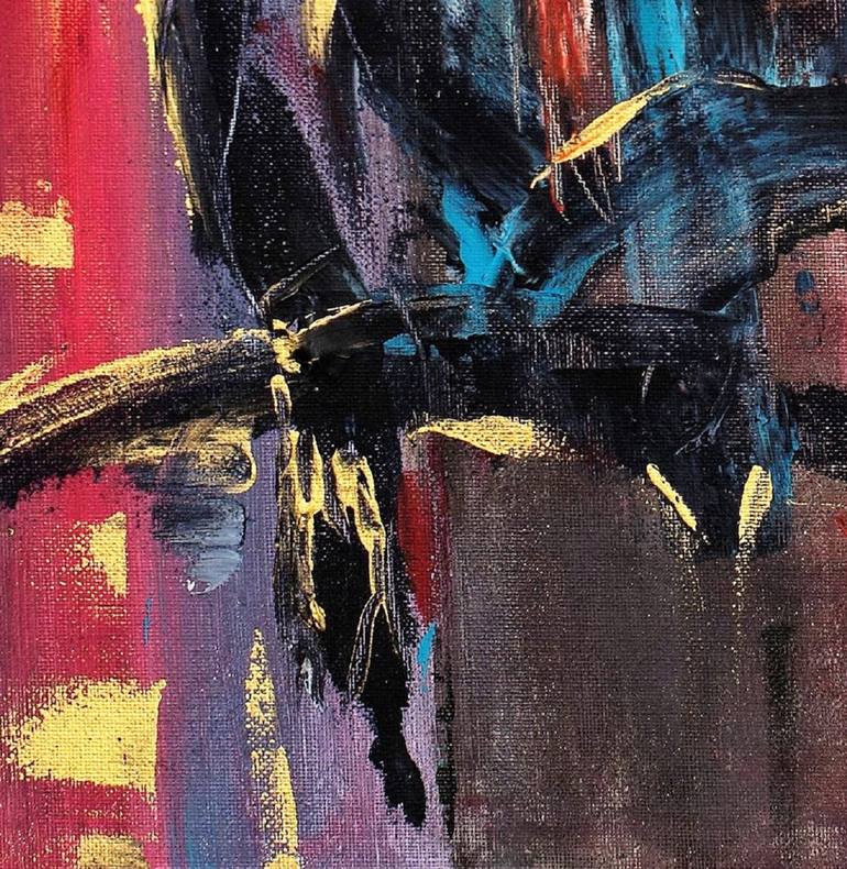 Original Abstract Painting by Wafa El Hilali