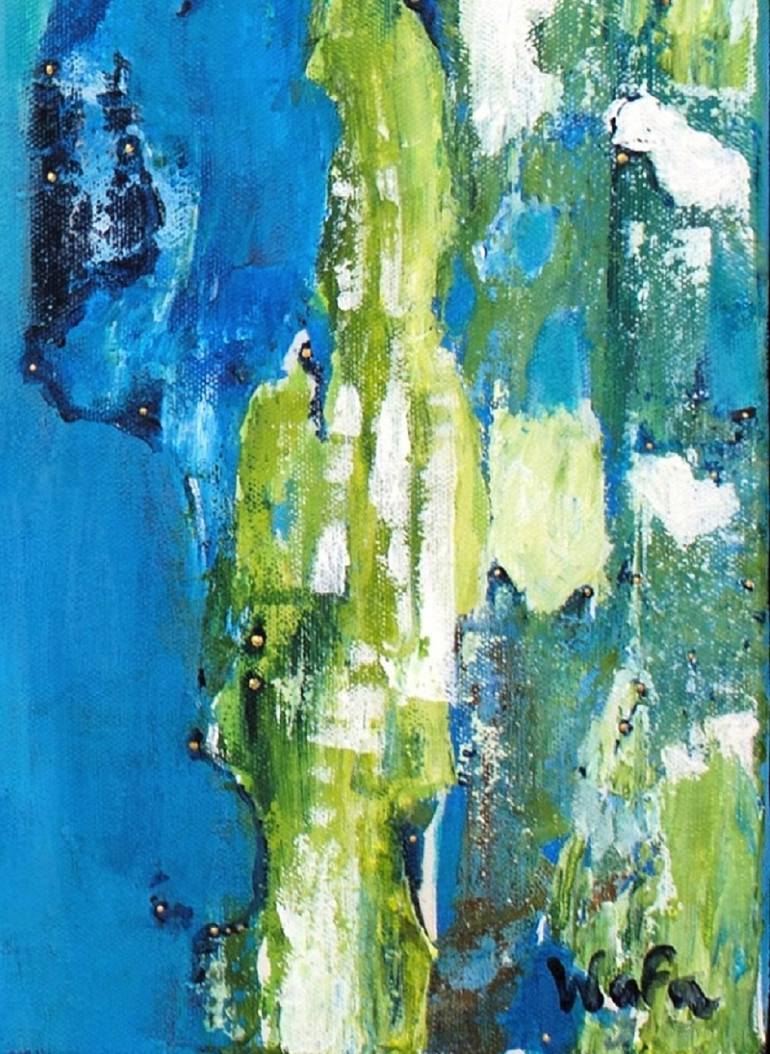 Original Abstract Painting by Wafa El Hilali