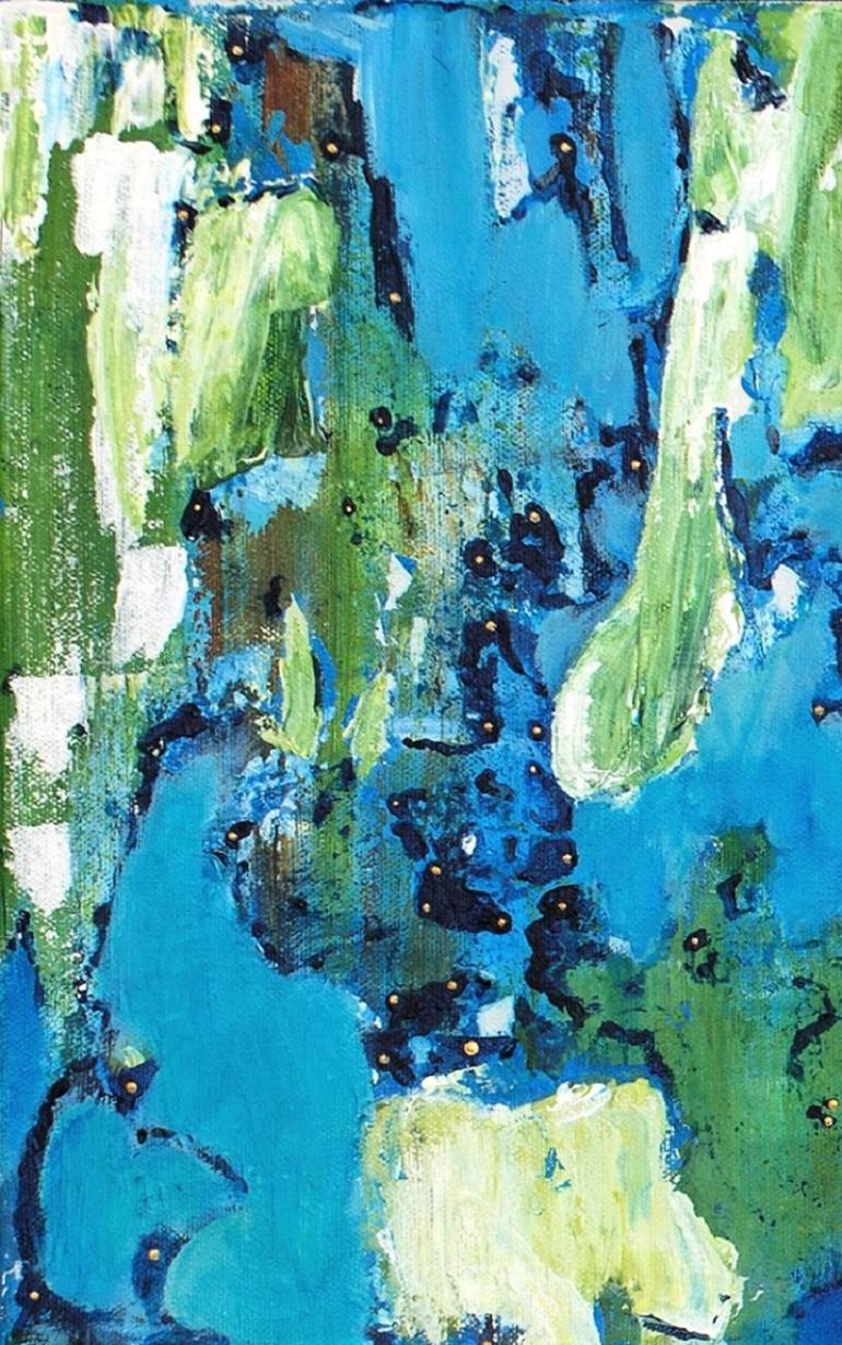 Original Abstract Painting by Wafa El Hilali