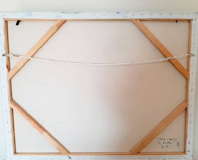 Original Abstract Expressionism Abstract Painting by Wafa El Hilali