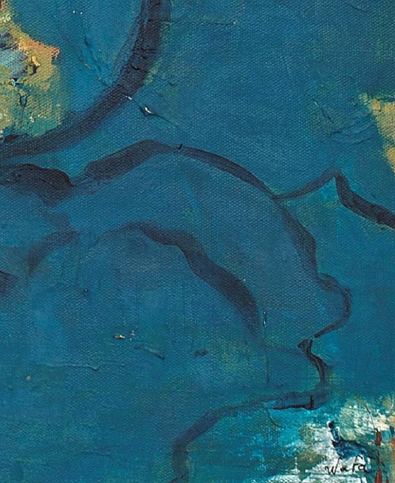 Original Abstract Painting by Wafa El Hilali