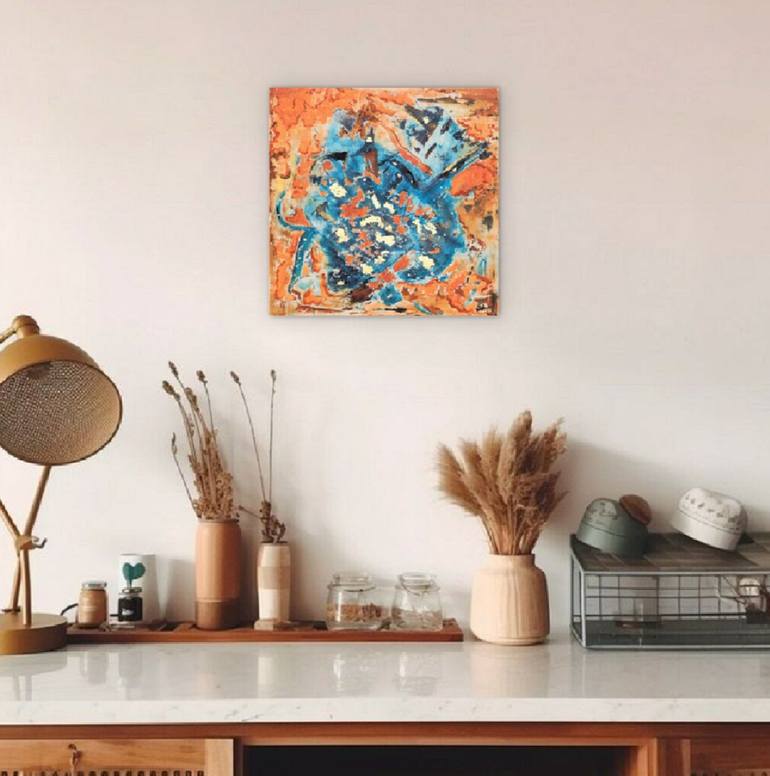 Original Abstract Painting by Wafa El Hilali
