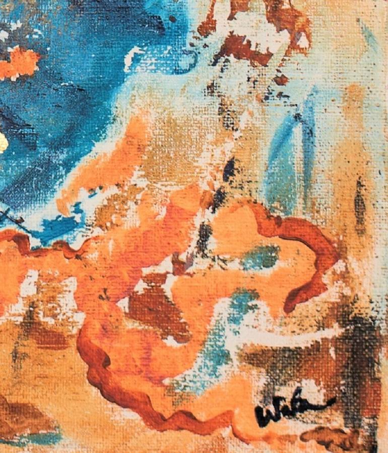 Original Abstract Painting by Wafa El Hilali