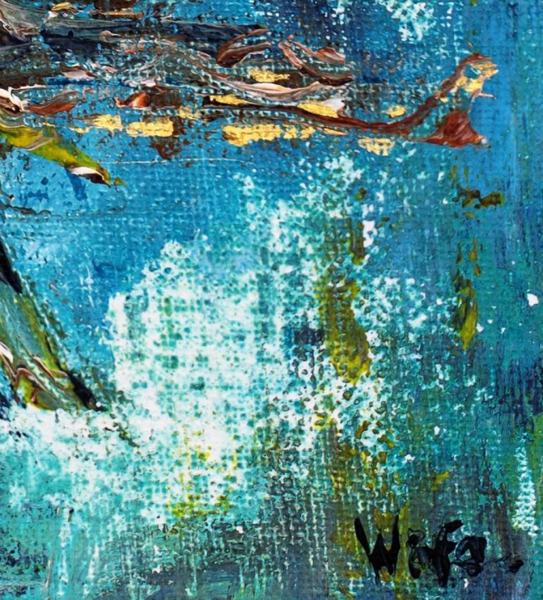 Original Abstract Painting by Wafa El Hilali