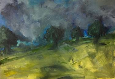 Original Abstract Landscape Paintings by Ann Bradley Napier