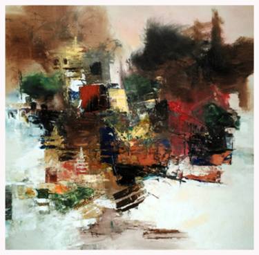 Original Abstract Expressionism Abstract Paintings by Anand Narain