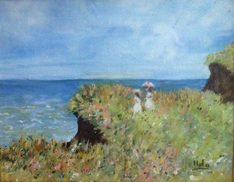 Original Impressionism Landscape Painting by Ilda Nabais Camejo Olthof