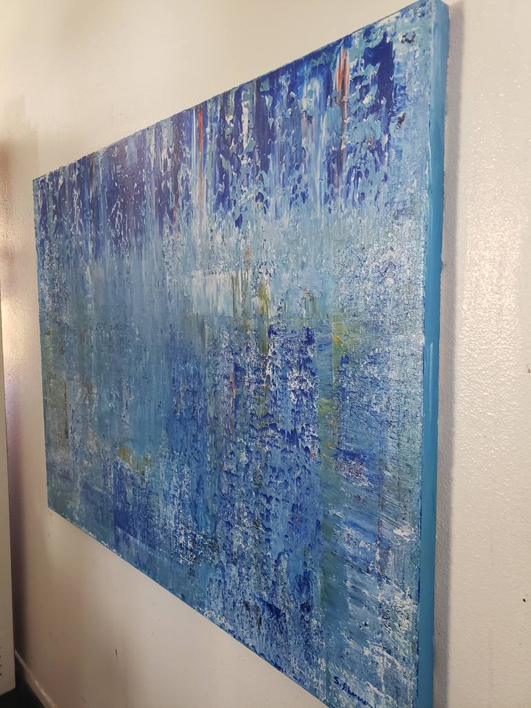 Original Abstract Expressionism Abstract Painting by Silvia Abercrombie