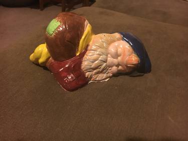 Hand Painted Sleeping gnome thumb