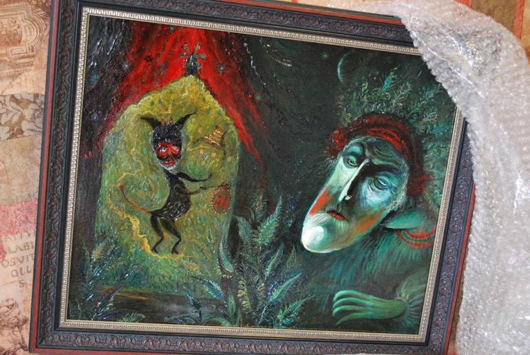 Original Figurative Women Painting by Maryna Mire