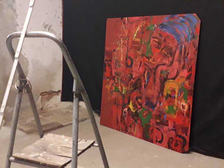 Original Contemporary People Painting by Ivan Jovanovic Orsof
