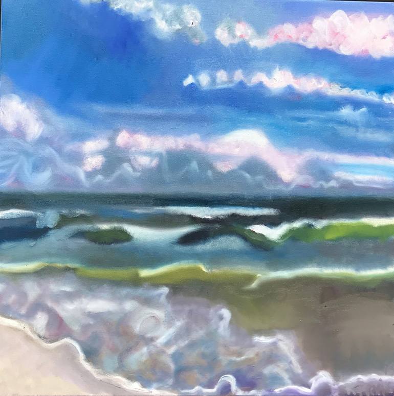 Sea Sky Painting by Rhonda Purvis | Saatchi Art