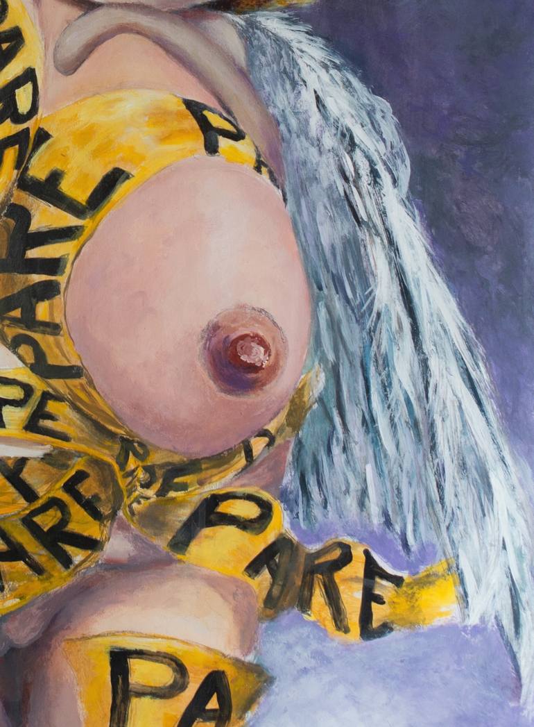Original Conceptual Women Painting by Nicolas Benedetti Salani