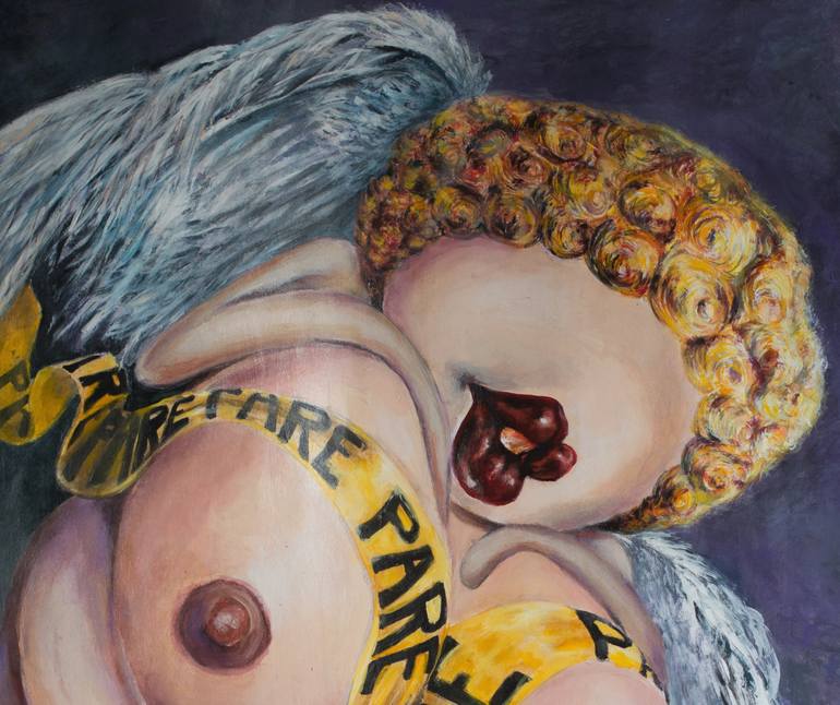Original Conceptual Women Painting by Nicolas Benedetti Salani