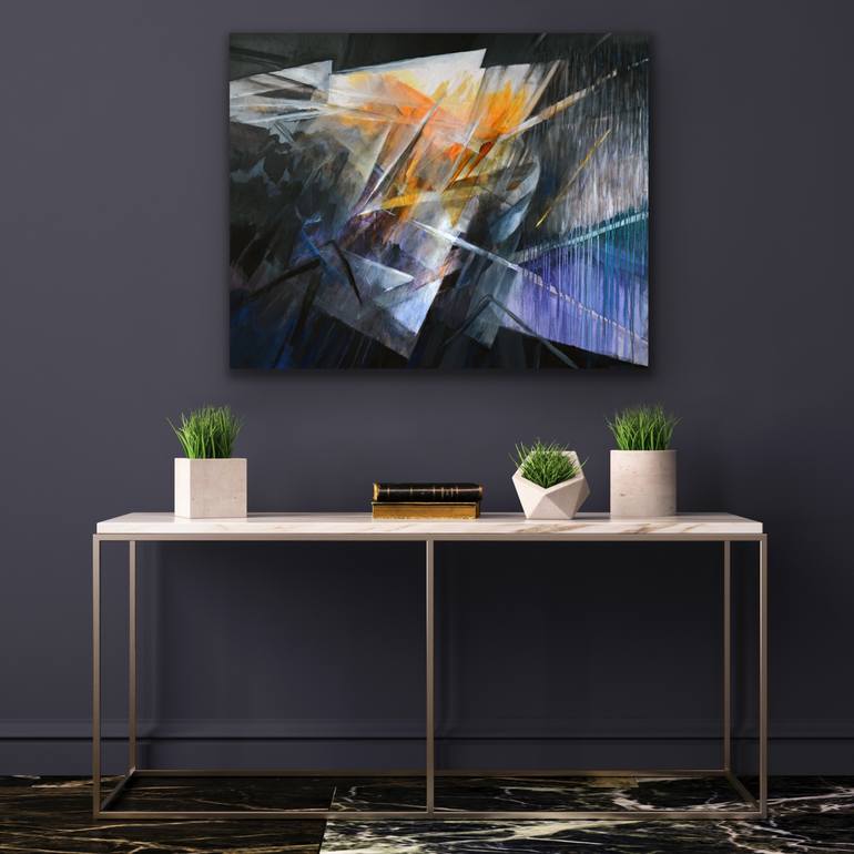 Original Abstract Painting by Rochelle Blumenfeld