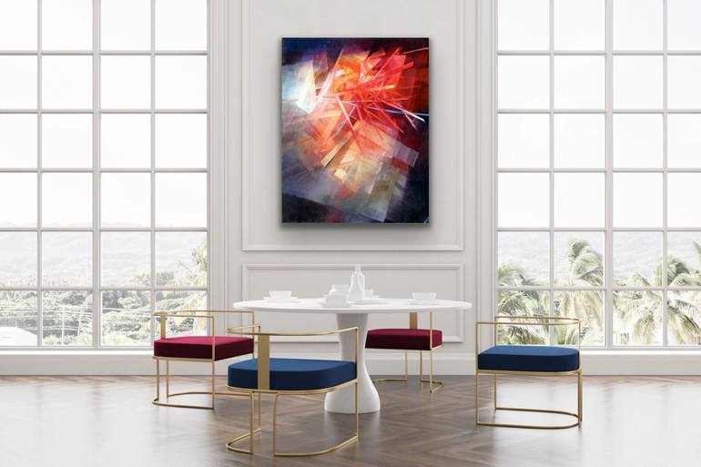 Original Abstract Painting by Rochelle Blumenfeld