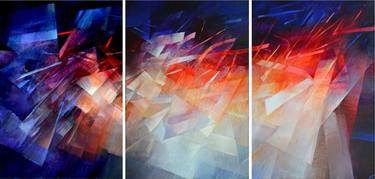 Original Abstract Paintings by Rochelle Blumenfeld