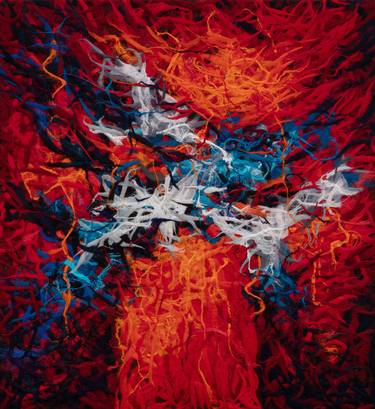 Original Abstract Mixed Media by Olesia Tkachenko