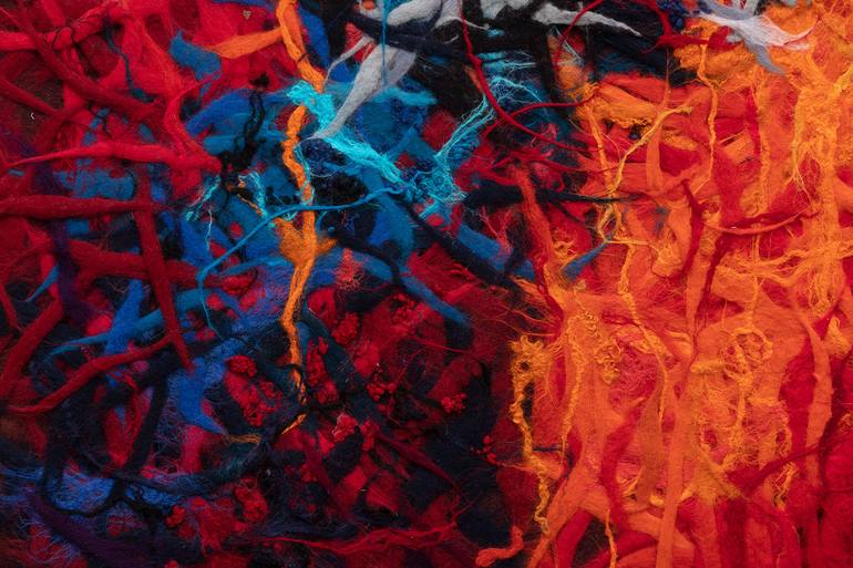 Original Contemporary Abstract Mixed Media by Olesia Tkachenko