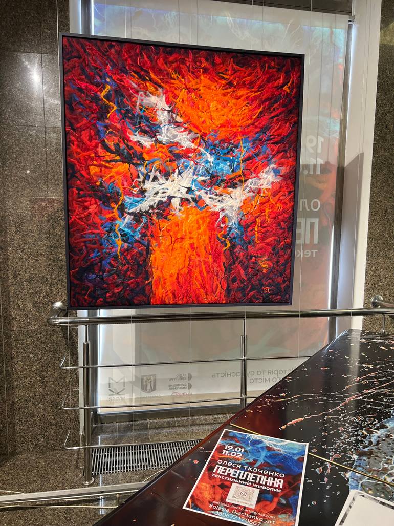 Original Contemporary Abstract Mixed Media by Olesia Tkachenko