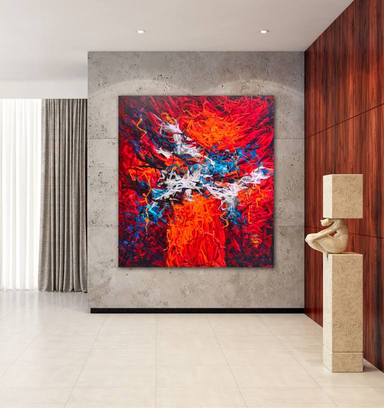 Original Contemporary Abstract Mixed Media by Olesia Tkachenko