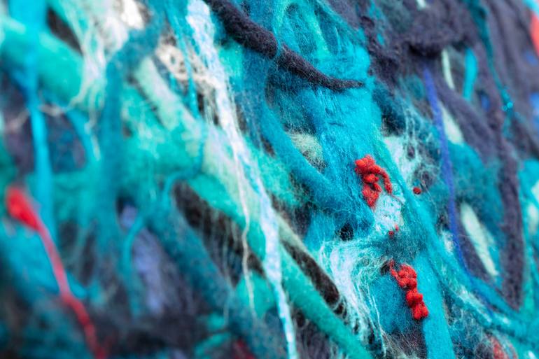 Original Abstract Expressionism Abstract Mixed Media by Olesia Tkachenko