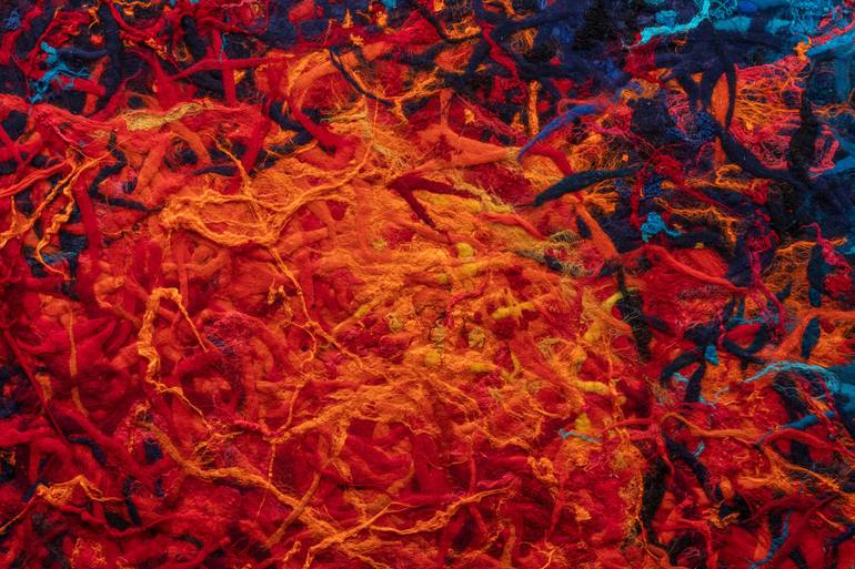 Original Abstract Expressionism Abstract Mixed Media by Olesia Tkachenko