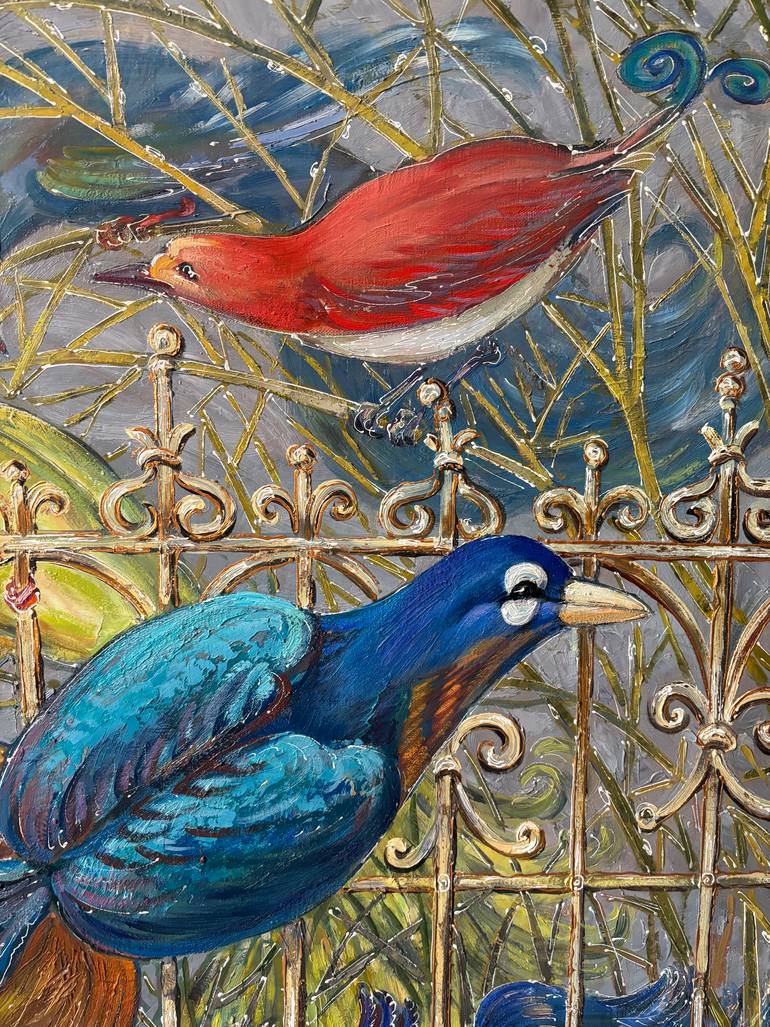 Original Impressionism Animal Painting by Iryna Fartukh