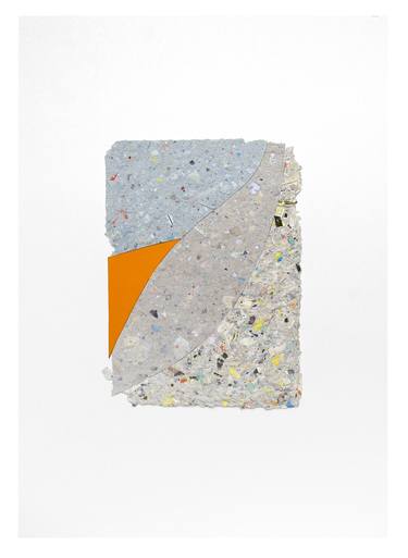 Original Minimalism Abstract Collage by Nick Maroussas