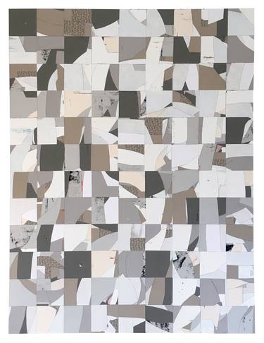 Original Minimalism Abstract Collage by Nick Maroussas
