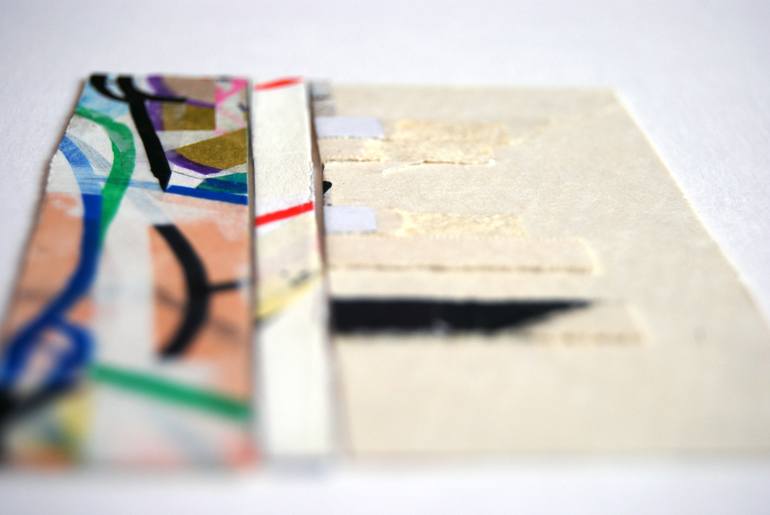 Original Abstract Graffiti Collage by Nick Maroussas