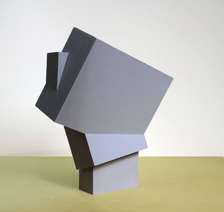 Original Modern Geometric Sculpture by Jos Kaarsemaker