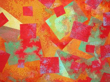 Original Abstract Paintings by Miki Rokuroda