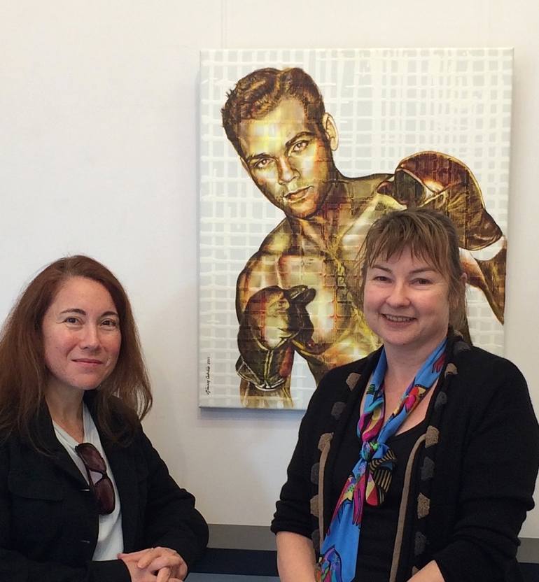 Original Expressionism Sports Painting by Miriam Cabello