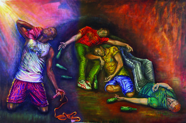 Original Figurative Religious Paintings by Miriam Cabello