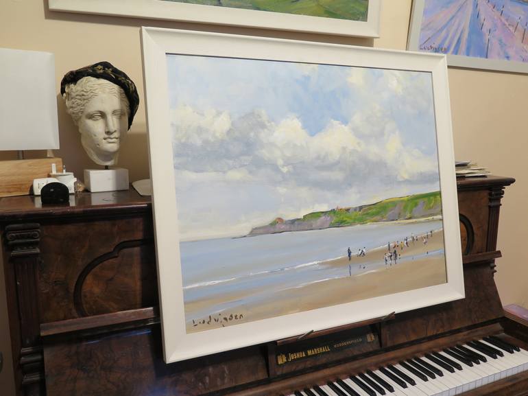 Original Impressionism Seascape Painting by Malcolm Ludvigsen