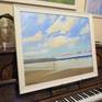 I painted this on Whitby beach looking towards Sandsend.  I was particularly attracted by the reflection of the lower sky in the wet beach.  It's a proper plein-air painting, painted on the spot.