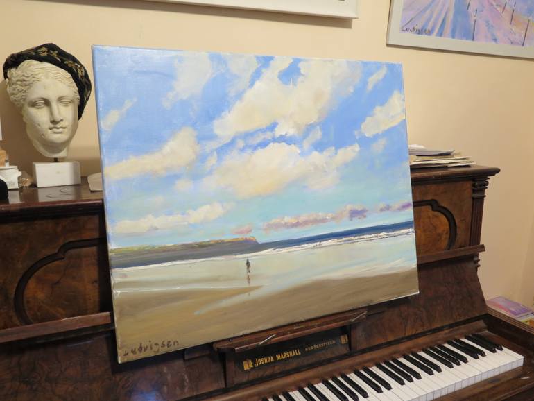 Original Figurative Seascape Painting by Malcolm Ludvigsen