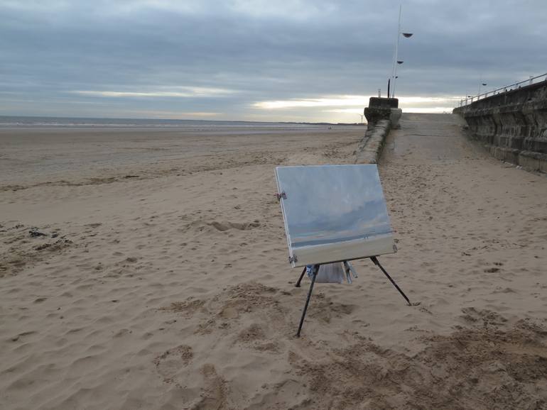 Original Figurative Seascape Painting by Malcolm Ludvigsen