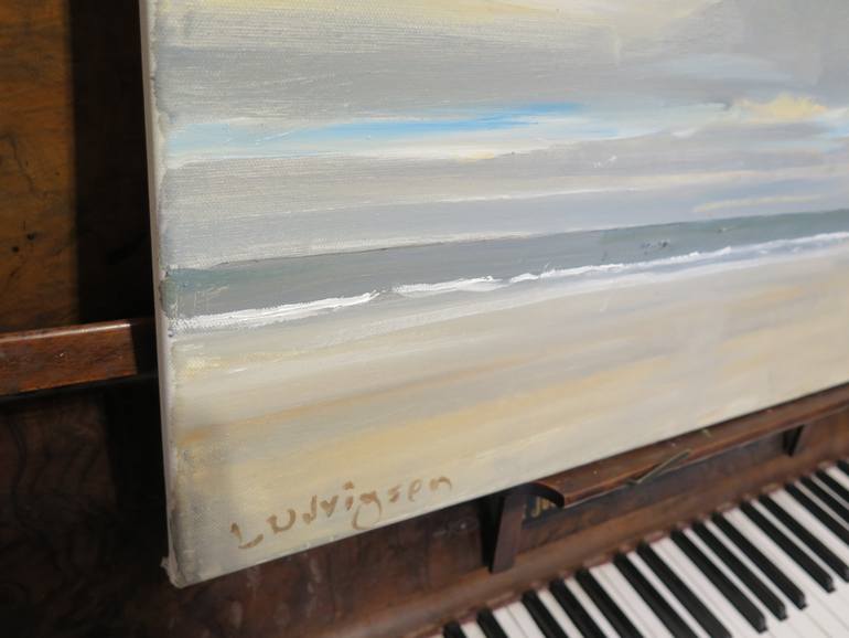Original Figurative Seascape Painting by Malcolm Ludvigsen