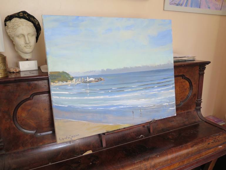 Original Figurative Seascape Painting by Malcolm Ludvigsen