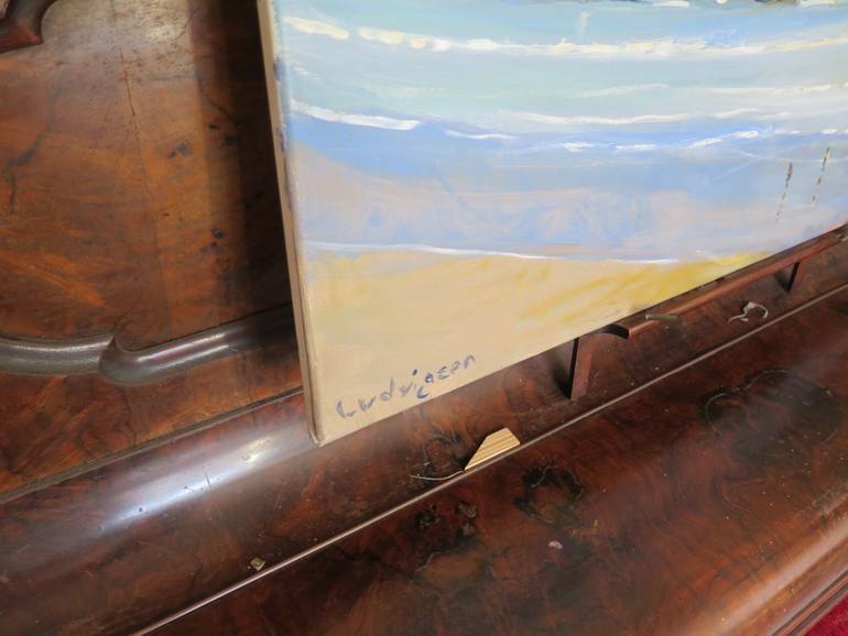 Original Figurative Seascape Painting by Malcolm Ludvigsen