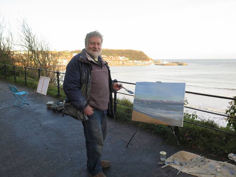 Original Figurative Seascape Painting by Malcolm Ludvigsen
