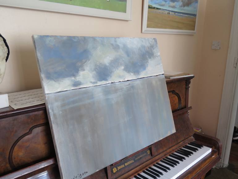 Original Impressionism Seascape Painting by Malcolm Ludvigsen