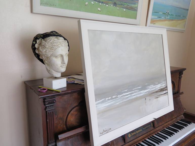 Original Figurative Seascape Painting by Malcolm Ludvigsen