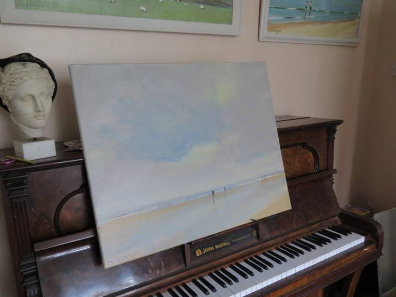 Original Expressionism Seascape Painting by Malcolm Ludvigsen